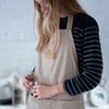Mr Milly's embroidered organic cotton apron