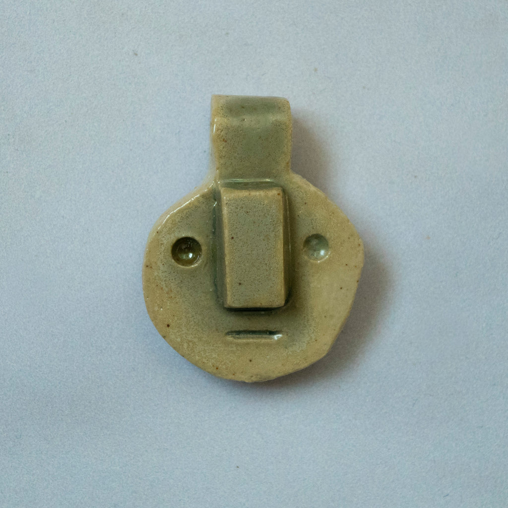MASK PENDANT (PALE GREEN)