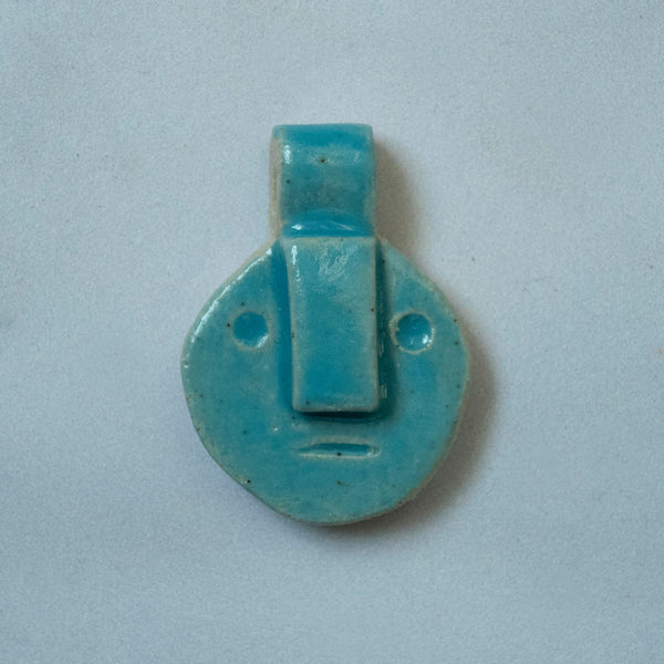 MASK PENDANT (TURQUOISE)
